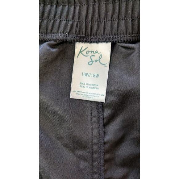 KONA SOL Lightweight Black, Swimwear, Board Shorts. NWT, Size 16W/18W - Picture 3 of 8